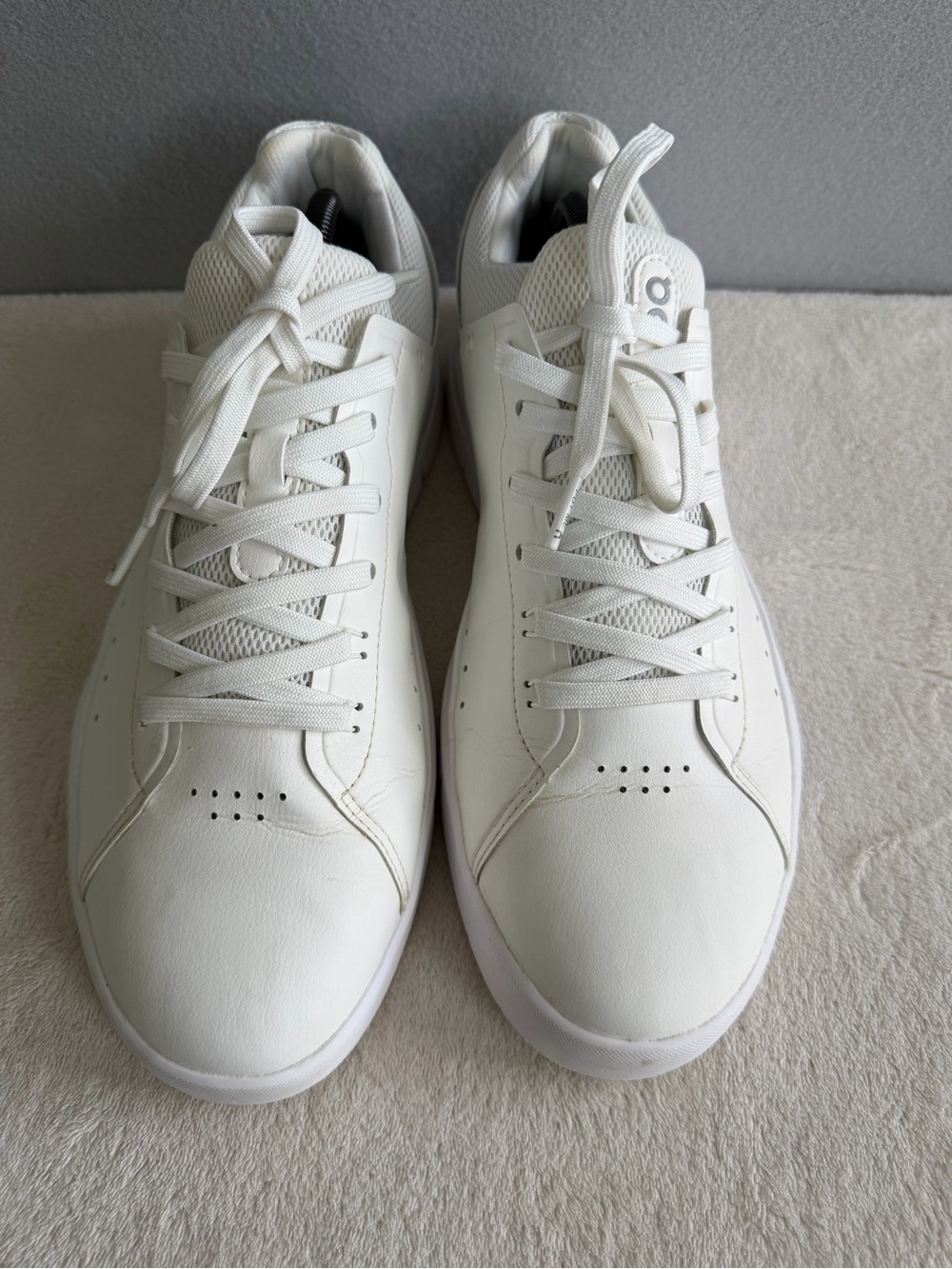 On Cloud The Roger Advantage Sneakers s10M Men’s Swiss Engineering White Leather - Picture 9 of 14